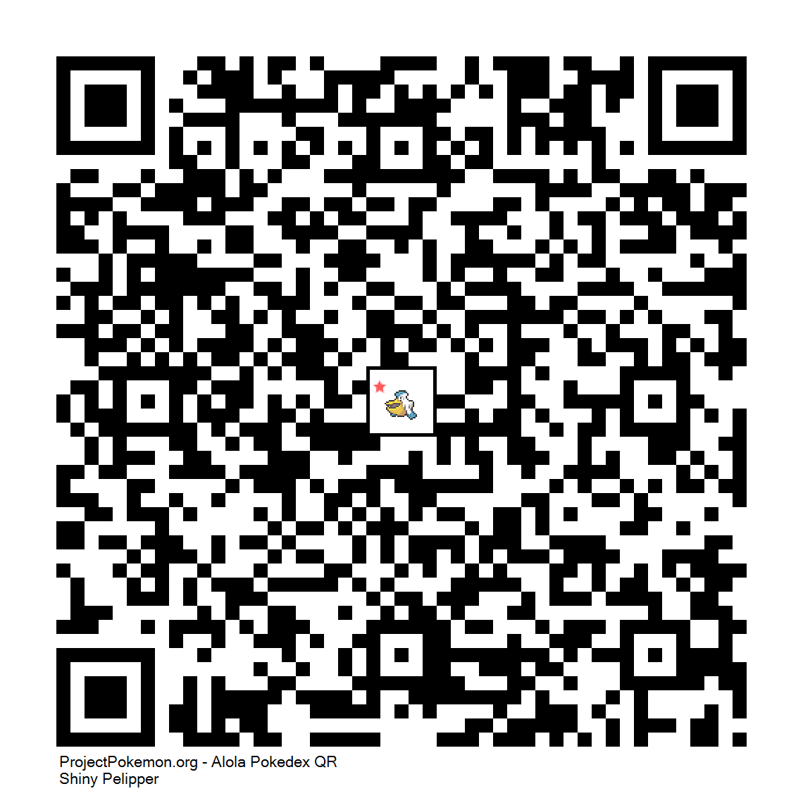 Cdigo QR de Pelipper variocolor